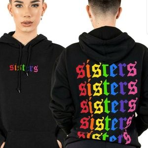 Repeating Rainbow Sisters Hoodie by James Charles